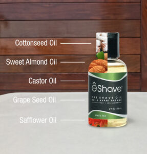 eshave pre shave oil white tea ingredients