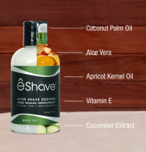 eshave after shave soother white tea ingredients image