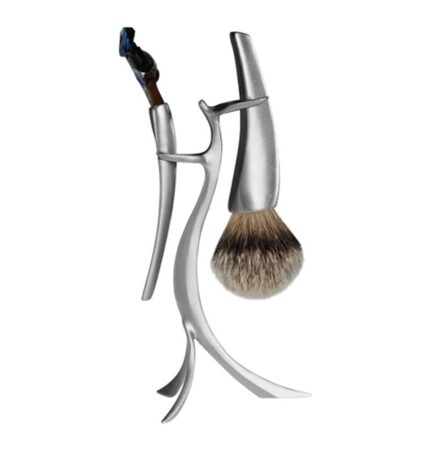 menage a trois- shaving set with shaving set_silvertip brush and 5 blade razor all nickel .jpg